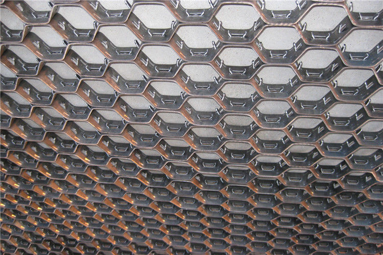 Customized Size HexMesh Refractory 1m-2m Width Low Carbon Steel