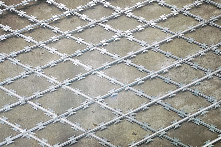 Galvanized Welded Razor Wire Mesh 1800mm 2000mm Concertina Wire Fence
